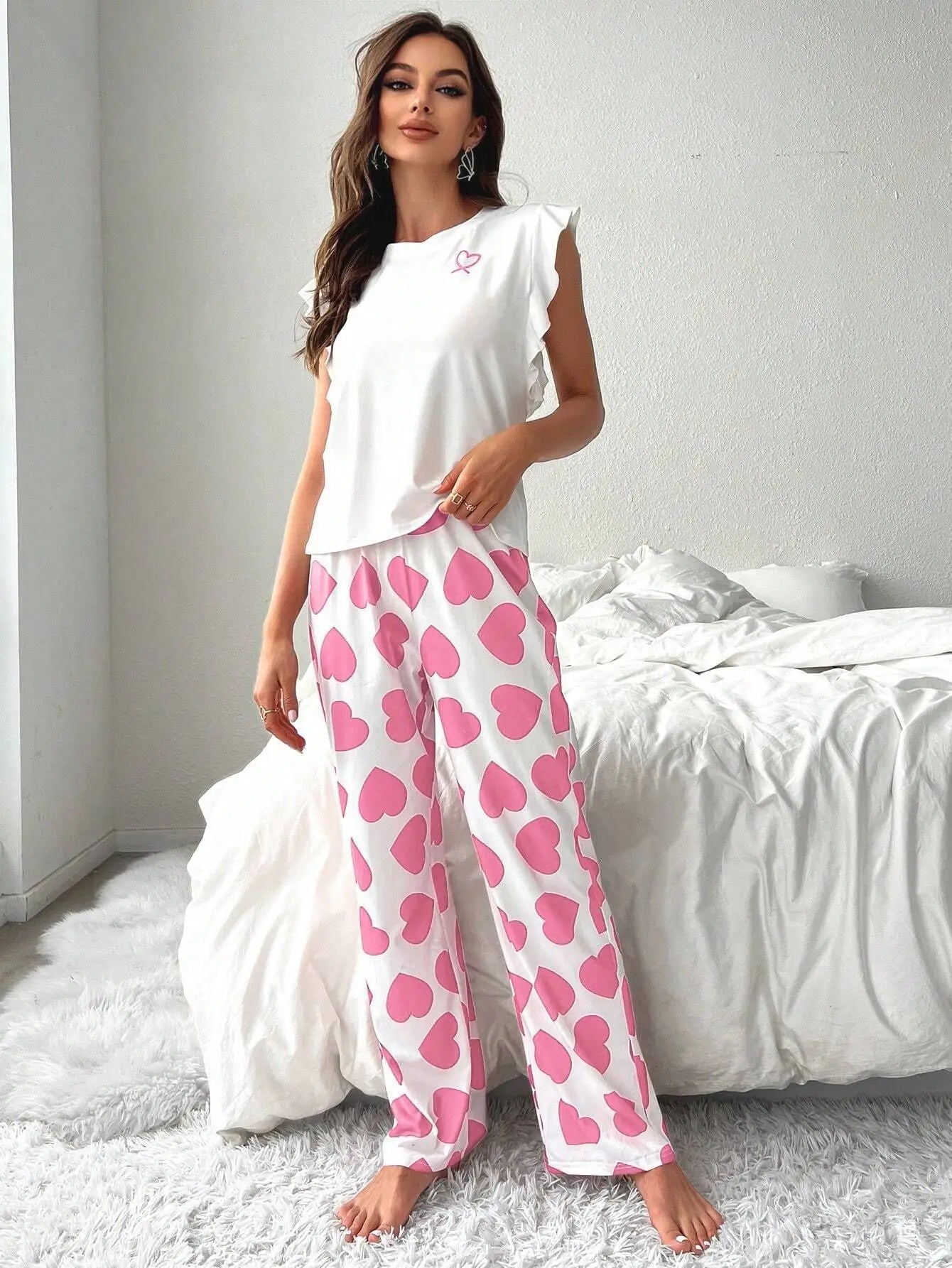 Summer Pajamas Set Women Summer Trousers Sets Pijama Women's Pajama Sleepwear Woman Sleeping Sexy Sleep Lounge Underwear