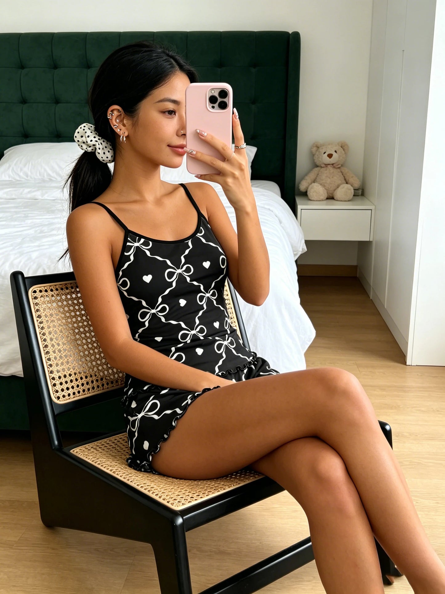 Women Spaghetti Strap Pajama